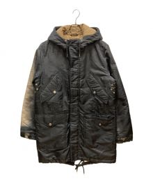 DIESEL（ディーゼル）の古着「ムラ染めグラデーションN-3Bタイプコート」