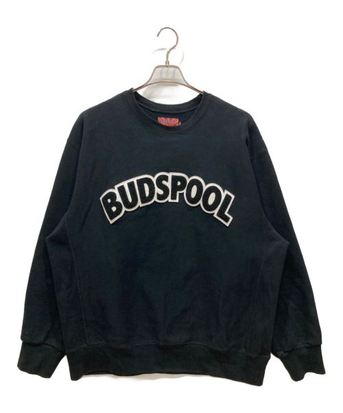 BUDSPOOL（バッズプール）BUDSPOOL (バッズプール) ロゴスウェット ブラック サイズ:XLの古着・服飾アイテム