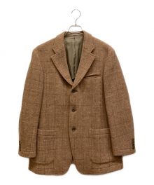 timothy everest×Harris Tweed（ティモシーエベレスト×ハリスツイード）の古着「3Bジャケット　テーラードジャケット」｜ブラウン