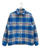 SUPREMEシュプリーム）の古着「Lined Flannel Snap Shirt」｜ブルー