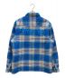 Supreme (シュプリーム) Lined Flannel Snap Shirt ブルー サイズ:M：15000円