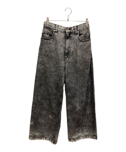 MAISON SPECIAL（メゾンスペシャル）MAISON SPECIAL (メゾンスペシャル) 11oz Chemical Over-Dye Denim Buggy Pants ブラックの古着・服飾アイテム