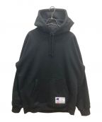 SUPREME×Championシュプリーム×チャンピオン）の古着「Outline Hooded Sweatshirt」｜ブラック