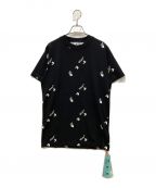 OFFWHITEオフホワイト）の古着「21SS ALL OVER LOGO TEE」｜ブラック