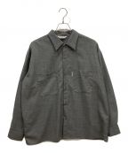 COOTIE PRODUCTIONSクーティープロダクツ）の古着「T/W Work L/S Shirt」｜グレー