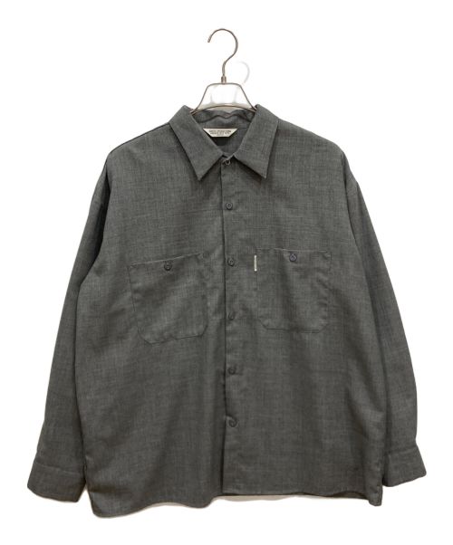 COOTIE PRODUCTIONS（クーティープロダクツ）COOTIE PRODUCTIONS (クーティープロダクツ) T/W Work L/S Shirt グレー サイズ:SIZE Mの古着・服飾アイテム