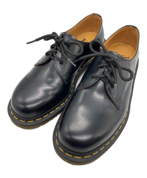 Dr.Martens（ドクターマーチン）Dr.Martens (ドクターマーチン) 3ホールシューズ レザー  ブラック サイズ:UK7の古着・服飾アイテム