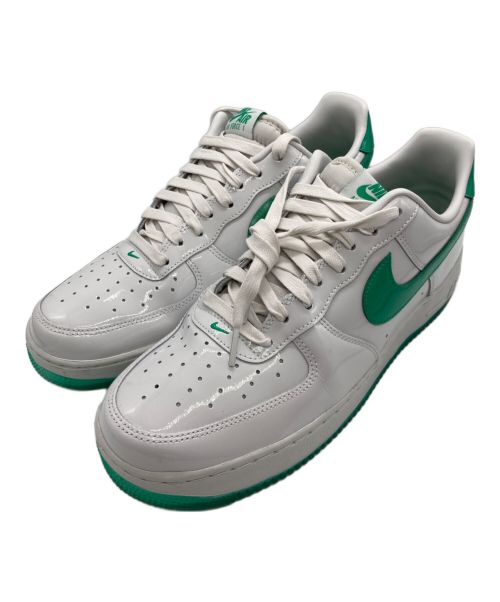 NIKE（ナイキ）NIKE (ナイキ) Air Force 1 Low '07 Patent ホワイト×グリーン サイズ:28の古着・服飾アイテム