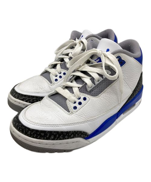 NIKE（ナイキ）NIKE (ナイキ) AIR JORDAN 3 RETRO　スニーカー ホワイト サイズ:25CMの古着・服飾アイテム