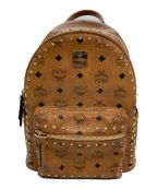 MCMエムシーエム）の古着「STARK VISETOS Outline Studs Back Pack Mini アウトライン スタッズ バックパック ミニ」