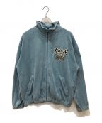 AVIREX×X-LARGEアヴィレックス×エクストララージ）の古着「VELOUR JACKET　ベロア ジャケット」｜ブルー