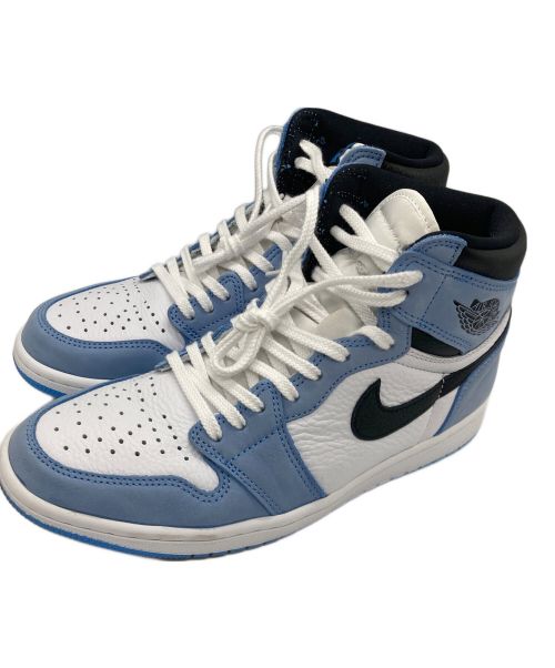 NIKE（ナイキ）NIKE (ナイキ) AIR JORDAN 1 RETRO HIGH OG　スニーカー ホワイト×ブルー サイズ:26.5ｃｍの古着・服飾アイテム