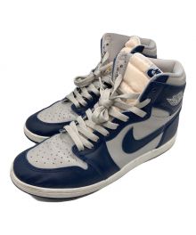 NIKE（ナイキ）の古着「AIR JORDAN 1 HIGH 85　スニーカー」｜グレー×ネイビー