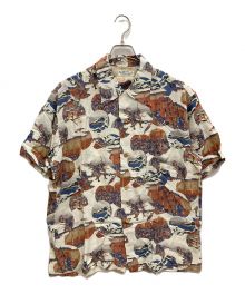 Sun Surf×北齋サンサーフ（サンサーフ）の古着「アロハシャツRAYON S/S "忠臣蔵討入"Style」｜ホワイト