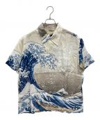 Sun Surf×北斎サンサーフ×ホクサイ）の古着「SPECIAL EDITION HAWAIIAN SHIRT」｜ホワイト×ブルー