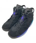 NIKEナイキ）の古着「AIR JORDAN 6 RETRO BLACK/BRIGHT CONCORD-AQUATONE」｜Aqua