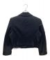 tricot COMME des GARCONS (トリココムデギャルソン) クロップドダブルジャケット ネイビー サイズ:M：17000円