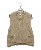 YENNイエン）の古着「AZE KNIT VEST」｜ベージュ