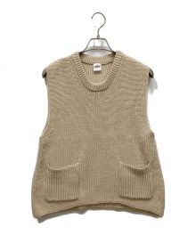 YENN（イエン）の古着「AZE KNIT VEST」｜ベージュ