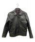 WEST RIDE（ウエストライド）の古着「GOAT SKIN LEATHER SPORTS JACKET」｜ブラック