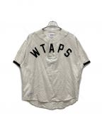 WTAPSダブルタップス）の古着「LEAGUE SS COTTON. FLANNEL」｜ベージュ