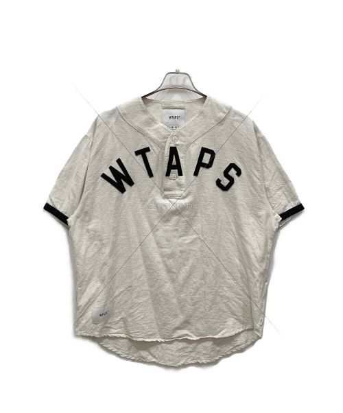 WTAPS（ダブルタップス）WTAPS (ダブルタップス) LEAGUE SS COTTON. FLANNEL ベージュ サイズ:SIZE 02の古着・服飾アイテム