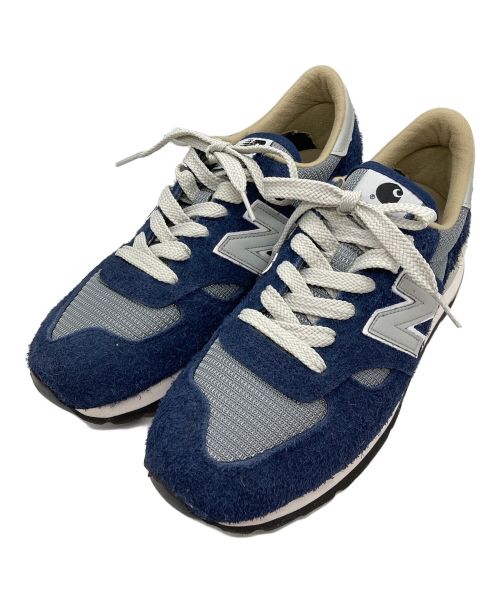 NEW BALANCE（ニューバランス）NEW BALANCE (ニューバランス) CarHartt (カーハート) スニーカー ネイビー サイズ:SIZE 26.5cmの古着・服飾アイテム