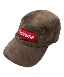 SUPREME（シュプリーム）の古着「23SS Suede Camp Cap スエード キャンプ キャップ」｜ブラウン