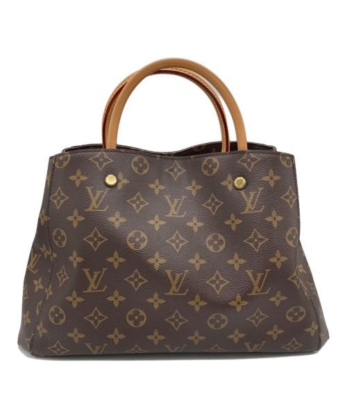 LOUIS VUITTON（ルイ ヴィトン）LOUIS VUITTON (ルイ ヴィトン) モノグラム モンテーニュMM 2WAYバッグ ブラウンの古着・服飾アイテム