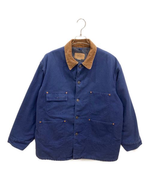 LEVI'S（リーバイス）LEVI'S (リーバイス) ブランケットカバーオールジャケット ネイビー サイズ:Mの古着・服飾アイテム