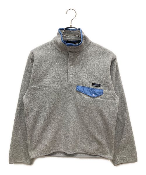 Patagonia（パタゴニア）Patagonia (パタゴニア) 00's FLEECE SNAP TEE　フリーススナップT グレー サイズ:Ｓの古着・服飾アイテム