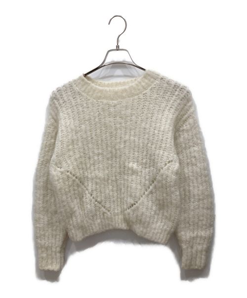 Ron Herman（ロンハーマン）Ron Herman (ロンハーマン) Mohair Heart Knit Pullover モヘア ハート ニット ホワイト サイズ:XSの古着・服飾アイテム