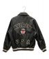 AVIREX (アヴィレックス) LIGHT SIGNATURE VARSITY JACKET ライト シグネチャー ヴァーシティ ジャケット  ブラック サイズ:SIZE L：45000円