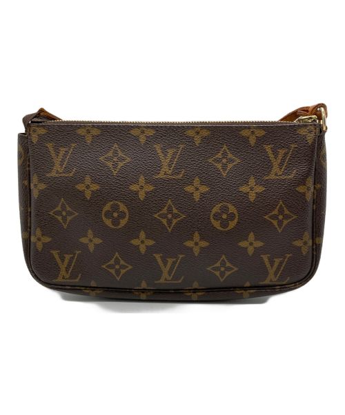 LOUIS VUITTON（ルイ ヴィトン）LOUIS VUITTON (ルイ ヴィトン) ポシェット アクセソワール　モノグラム ブラウンの古着・服飾アイテム