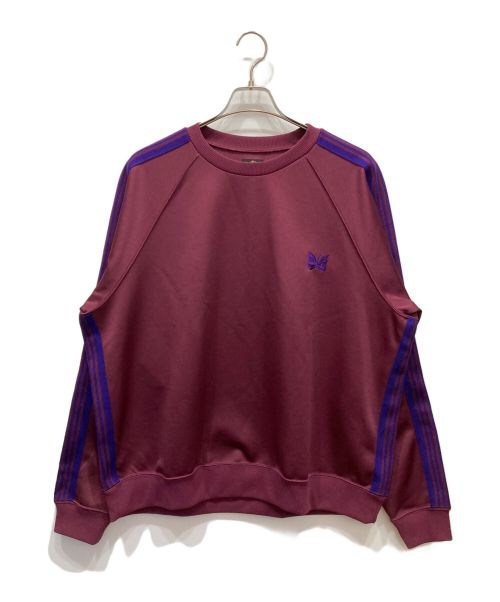 Needles（ニードルズ）Needles (ニードルズ) Track Crew Neck Shirt　トラッククルーネックシャツ ボルドー サイズ:Ⅼの古着・服飾アイテム