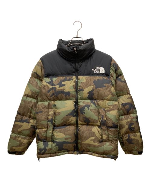 THE NORTH FACE（ザ ノース フェイス）THE NORTH FACE (ザ ノース フェイス) Novelty Nuptse Jacket ﾉｳﾞｪﾙﾃｨ ﾇﾌﾟｼ ｼﾞｬｹｯﾄ オリーブ サイズ:Mの古着・服飾アイテム