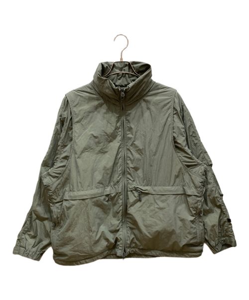 DAIWA PIER39（ダイワ ピア39）DAIWA PIER39 (ダイワ ピア39) TECH 2WAY WINDBREAKER JACKET　 テック2ウェイウィンドブレーカージャケット  オリーブ サイズ:Sの古着・服飾アイテム