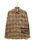 BURBERRYバーバリー）の古着「ノヴァチェックグラフィックシャツ」｜ブラック