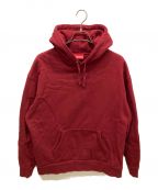 SUPREMEシュプリーム）の古着「19AW Rhinestone Script Hooded」｜レッド