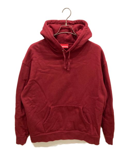 SUPREME（シュプリーム）Supreme (シュプリーム) 19AW Rhinestone Script Hooded  レッド サイズ:Lの古着・服飾アイテム