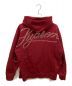 Supreme (シュプリーム) 19AW Rhinestone Script Hooded  レッド サイズ:L：15000円