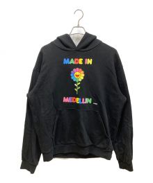 JBalvin×KAIKAI KIKI（ジェーバルヴィン×カイカイキキ）の古着「MEDELLIN HOODIE」｜ブラック