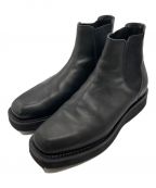 AURALEE×foot the coacherオーラリー×フットザコーチャー）の古着「LEATHER SQUARE BOOTS」｜ブラック