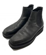 AURALEE (オーラリー) foot the coacher (フットザコーチャー) LEATHER SQUARE BOOTS ブラック サイズ:8 1/2