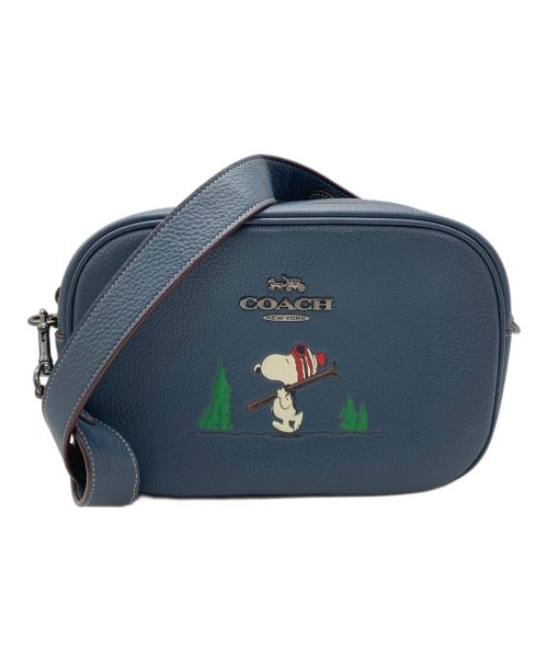 COACH（コーチ）COACH (コーチ) PEANUTS (ピーナッツ) ジェイミーカメラバッグ ブルーの古着・服飾アイテム