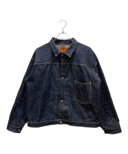 SUGAR CANE（シュガーケーン）SUGAR CANE (シュガーケーン) 13.5oz. BLUE DENIM BLOUSE インディゴ サイズ:48の古着・服飾アイテム