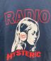 中古・古着 Hysteric Glamour (ヒステリックグラマー) RADIO オーバーサイズスウェット ネイビー サイズ:FREE：15000円