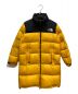 THE NORTH FACE（ザ ノース フェイス）の古着「Long Nuptse Coat　ロングヌプシコート」｜イエロー