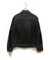 LEVI'S PReMIUM (リーバイスプレミアム) EDIFICE (エディフィス) 30th 別注 Type 1 Trucker Jacket　30th 別注　タイプ１トラッカージャケット ブラック サイズ:M：15000円