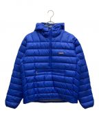 Patagoniaパタゴニア）の古着「down sweater pullover hoodie　ダウンセータープルオーバーフーディ」｜ブルー